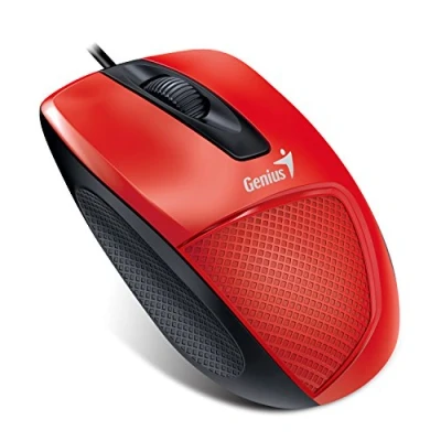 Afbeelding van Genius DX 150X (31010231104) (Bedraad), Muis, Zwart, Rood