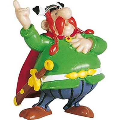 Afbeelding van Asterix Figuur Abraracourcix/Vitalstatistix The Chief 6 Cm