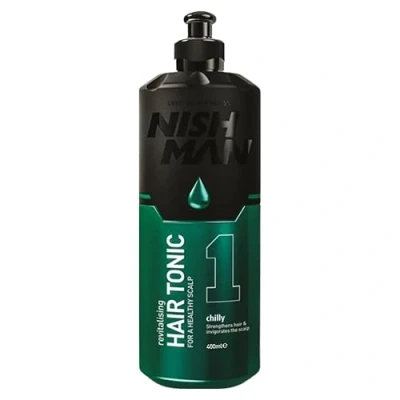 Image de NISHMAN Tonique Capillaire Revitalisant pour un Cuir Chevelu Sain 400ml Renforce et Nourrit, Favorise la Croissance Naturelle, Ajoute de Brillance, Stimule le