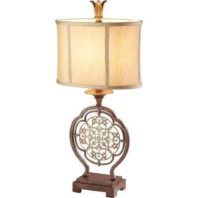 Afbeelding van Bohemian Tafellamp Steady Lighting Metaal E27 L: 21cm Voor Binnen Woonkamer Eetkamer Brons
