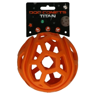 Afbeelding van Dog Comets Titan Ø 12 cm Hondenspeelgoed Oranje