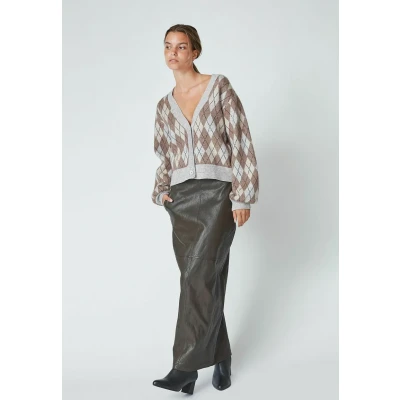 Afbeelding van Co&#039;couture GITT Floor Maxirok, Dames, Maat: Small, Dark brown