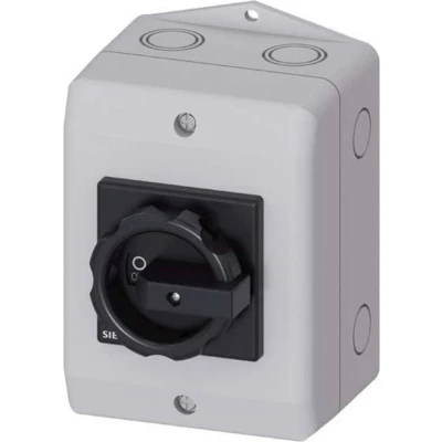 Afbeelding van Siemens 3LD20640TB51 Belastbare scheidingsschakelaar Zwart 3 polig 6 mm² 16 A 690 V/AC