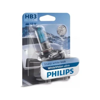Afbeelding van Philips HB3 Halogeen lamp 12V P20d WhiteVision Ultra