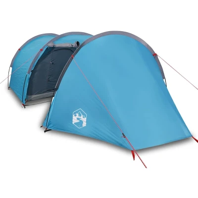 Afbeelding van Tent 4 persoons 483x340x193 cm 185T taft blauw