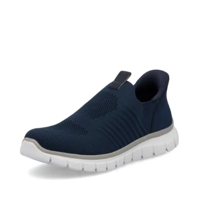 Afbeelding van Rieker Baskets basses pour homme B6659, Bleu 14., 47 EU