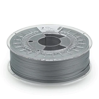 Afbeelding van extrudr® PLA NX2 mat Ø 1,75 mm (1 kg) &#039;metallic grijs mat&#039; filament voor 3D printer Made in Austria