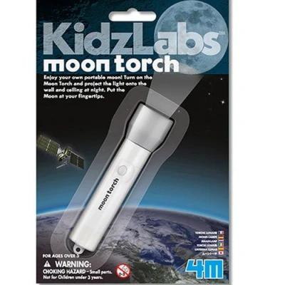Afbeelding van 4m kidzlabs zaklamp maan