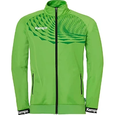 Afbeelding van Kempa Wave 26 Poly Jacket Heren Jongens Sport Voetbal Trainingspak Sweatshirt Jas Trainingsjack Training Elas