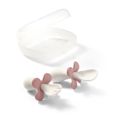 Afbeelding van Babyono Lepel &amp; Vork Ergo Sch 12m+ Roze