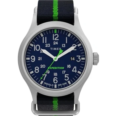 Afbeelding van Timex Sierra TW2V23000 Horloge Textiel Blauw Ø 40 mm