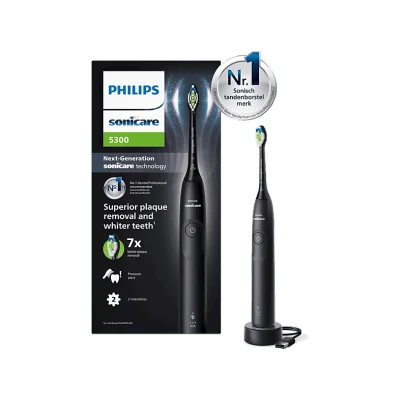 Image de Philips Brosse À Dents Électrique Sonicare Série 5300 Noire Hx7101/01