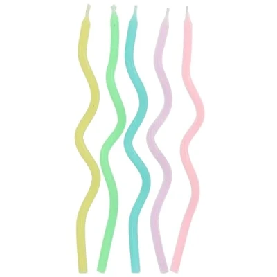 Afbeelding van Folat Kaarsjes sweet swirl 15 cm (10 stuks)