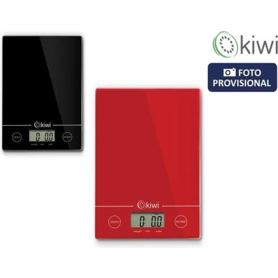 Afbeelding van Kiwi Digitale Keukenweegschaal Vierkant 5kg Transparant