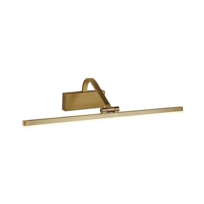 Afbeelding van Searchlight LED Picture Lights Wandverlichting 51 X 11 Cm 12W Incl. Geborsteld Goud