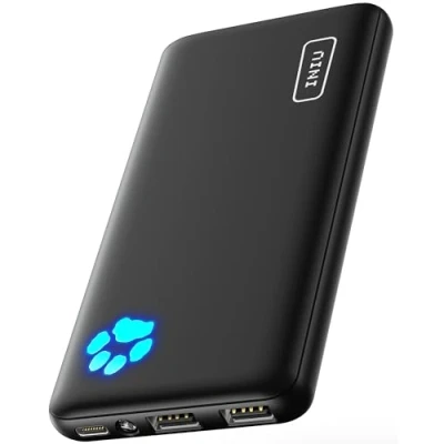 Afbeelding van INIU Externe batterij, 10.000 mAh, hoge snelheid, 15 W (USB C in en uitgang), drievoudige 3 A telefoonbatterij voor iPhone 14, 13, 12, 11, X Pro Max, Samsung, Xiaomi, iPad, enz