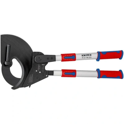 Image de KNIPEX 95 32 100 coupe câble (principe du cliquet) avec poignées télescopiques multi composants 680 mm