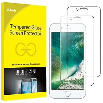 Afbeelding van JETech Displaybeschermfolie voor iPhone 8/7 4,7 inch, gehard glas, 2 stuks