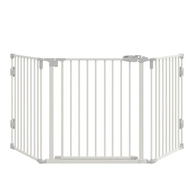 Afbeelding van PawHut Barrière met instelbare hoeken D06 125
