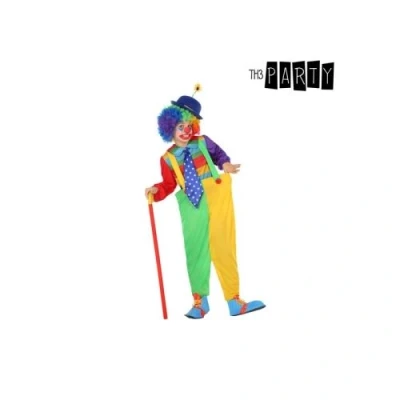 Image de Déguisement pour Enfants Clown Vert Jaune (4 Pcs) (Taille 3 4 Ans)