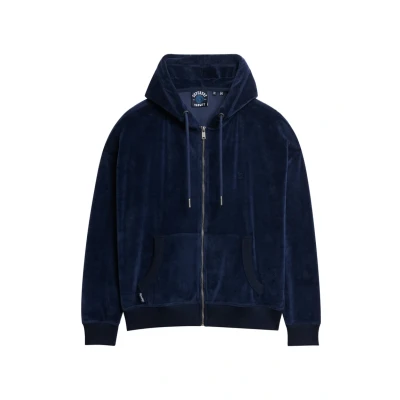 Afbeelding van Superdry Sweater met rits, Dames, Maat: 44, Richest navy