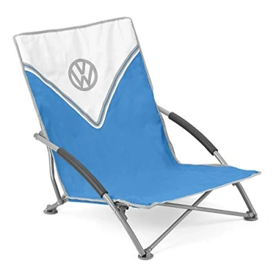 Afbeelding van Volkswagen lage campingstoel blauw