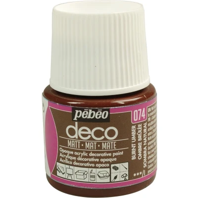 Afbeelding van Verf burnt umber acryl mat 45 ml Pébéo