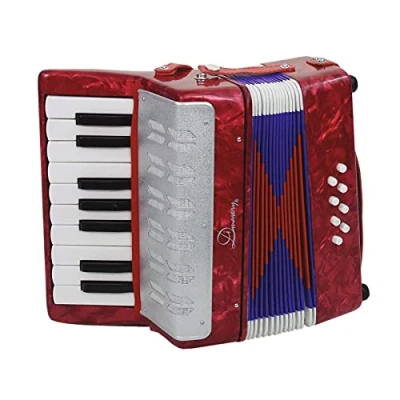 Afbeelding van Dimavery Kinder Accordeon 1.5 octaves/8 basses Rood