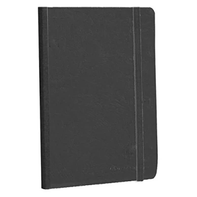 Image de Carnet brochure Clairefontaine Age Bag A5 avec 192 pages lignées 14,8 x 21 cm Noir