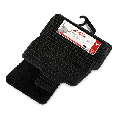 Afbeelding van FROGUM 0397 Vloermatset Rubber voor en achter 4 Zwart Op maat gemaakt VOLKSWAGEN: Golf 7