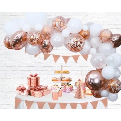 Afbeelding van Rose gouden ballonnenboog