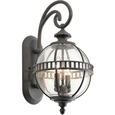 Afbeelding van Kichler LED Wand Buitenlamp Halleron 2X E14 Max 40W IP44 Dimbaar Londonderry