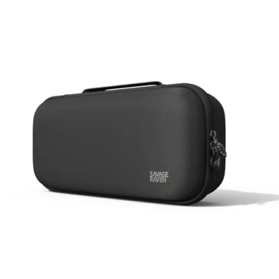 Afbeelding van Savage Raven by Skull &amp; Co. Maxcarry Case voor Nintendo Switch 2: harde beschermhoes met opbergruimte NeoGrip en standaard, GripCase accessoires (zwart)