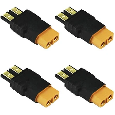 Afbeelding van FLY RC 4PCS XT60 Vrouwelijke naar TRX Traxxas Mannelijke Connector Adapter Draadloze Oplader voor LiPo Batterij