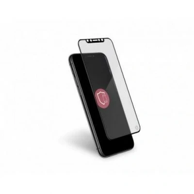 Afbeelding van Gehard glas geschikt voor iPhone 11/XR levenslange garantie Force Glass zwart