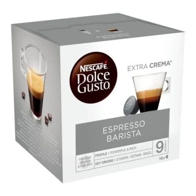 Image de Nescafé Dolce Gusto Espresso Barista Café 96 Capsules (Pack de 6 boîtes x 16)
