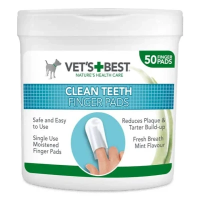 Afbeelding van Vets Best Clean Teeth Finger Pads 50 ST