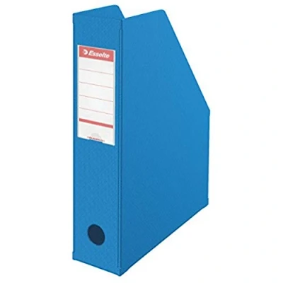 Afbeelding van Esselte Vivida Tijdschriftencassette, Ft A4, Karton, Blauw Tijdschriftenhouder