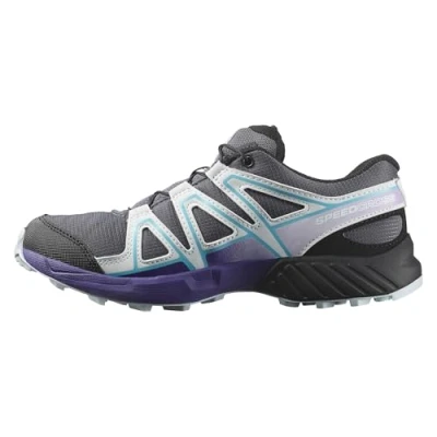 Afbeelding van Salomon Speedcross Unisex Outdoorschoenen voor kinderen, Maat: 39, Turbulence/ballad blue/liberty Imitatieleer/ textiel