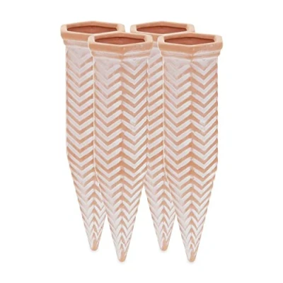Afbeelding van Relaxdays Set van 4 gietkegels voor PET flessen 1,5 liter, kamerplanten en balkonbakken, terracotta