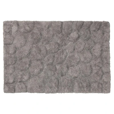 Afbeelding van Sealskin Pebbles Badmat Katoen 60x90 cm Grijs