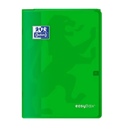 Afbeelding van OXFORD Easybook geniet notitieboek 21 x 29,7 cm 96 p seyes 90 g Groen