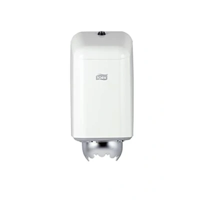 Afbeelding van Tork Mini Centerfeed Poetspapier Dispenser Metaal Wit M1