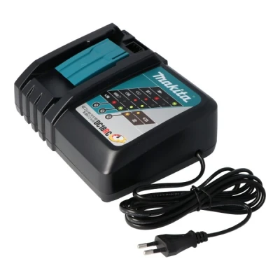 Afbeelding van Makita snellader DC18RC 195584 2, laadstroom max. 6A, laadt 9,6 V, 10,8 12V, 14,4 V en 18 volt Li ion batterijen