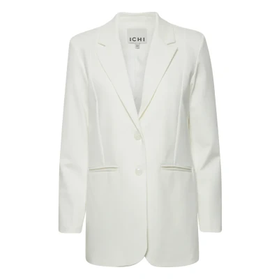 Afbeelding van ICHI Blazer, Dames, Maat: Large, Cloud dancer