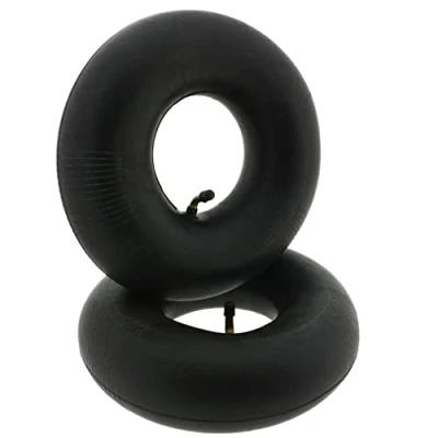 Afbeelding van der kleine Handwerker Set van 2 binnenbanden voor steekwagenwiel 3.00 4/260x85 mm, reservebinnenband luchtwiel met gebogen TR87 autoventiel, transportsteekwagen, steekwagen