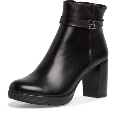 Afbeelding van Tamaris Dames 1 25014 41 Enkellaarzen voor dames, zwart.