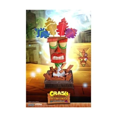 Image de Réplique Crash Bandicoot First 4 Figures Masque Aku 65 cm