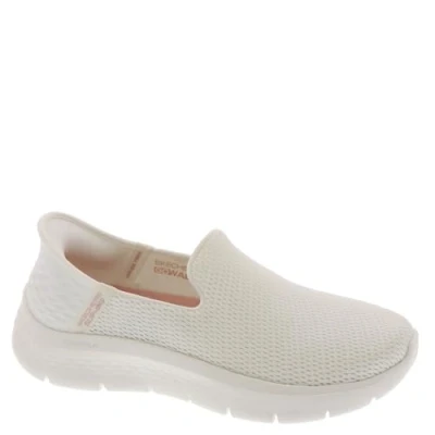 Afbeelding van Skechers Baskets Go Walk Flex Relish à enfiler mains libres pour femme, crème, 3.5 UK Wide