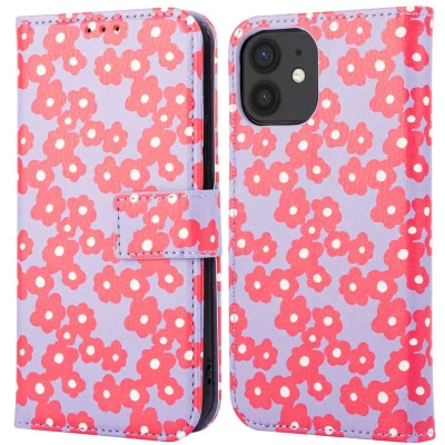 Afbeelding van imoshion Hoesje Geschikt voor iPhone 12 / Pro Design Bookcase smartphone Dusty Rose Blossoms